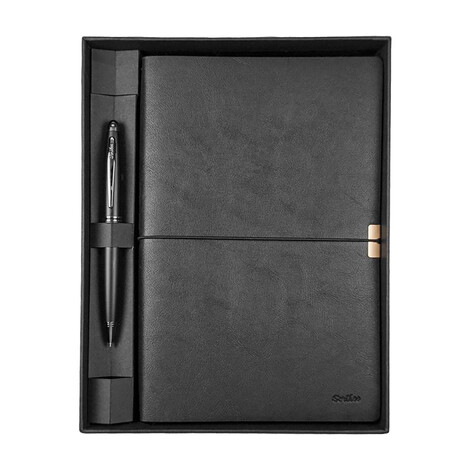 Scrikss A5 Toledo Siyah Defter & Kalem Seti SD700-1 - 1