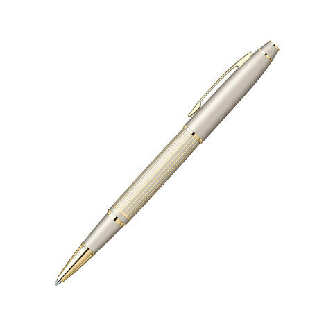 Scrikss Roller Kalem 35, Çizgili Saten-Altın - 2