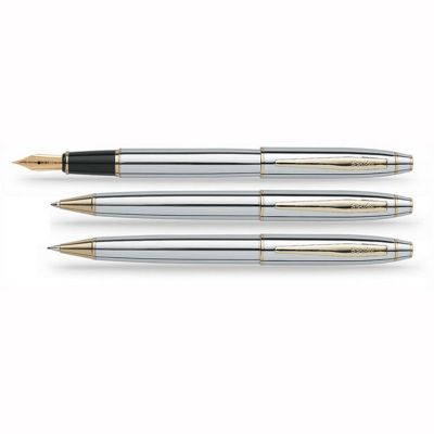 Scrikss Üçlü Kalem Set 35, Krom-Altın - 1